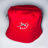BucketHats “Light Denim, Yellow, Pink, Royal Blue, Camo, Red, Black”.