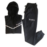 SweatSuit ELEVATION “Red & Olive Green” zip-up (small) & “Black” (large)