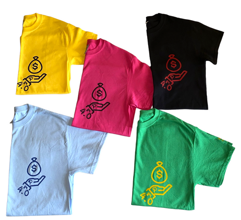 TShirts "The Money Bag Logo" crewneck (small-3XL) Unisex