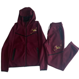 Sweatsuit “Maroon” zip-up (med) + Navy Blue zip-up (small)