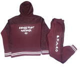 SweatSuit “Burgundy” zip-up (large) LION OF JUDAH 🦁