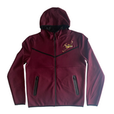 Sweatsuit “Maroon” zip-up (med) + Navy Blue zip-up (small)