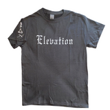 TShirts ( ELEVATION )“ Kelly green & Dark grey (small), Royal blue (med), & “army green” (XL) ”.
