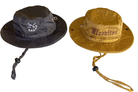 BucketHats w/ Drawstring “Dark Grey, Tan, Navy Blue, Olive Green, & Black” ( ELEVATION )